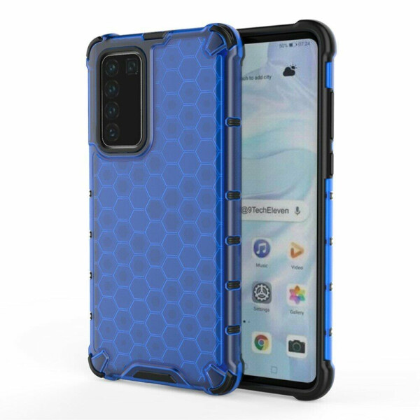 

Защитный чехол Deexe Honeycomb Series для Huawei P40 - Blue