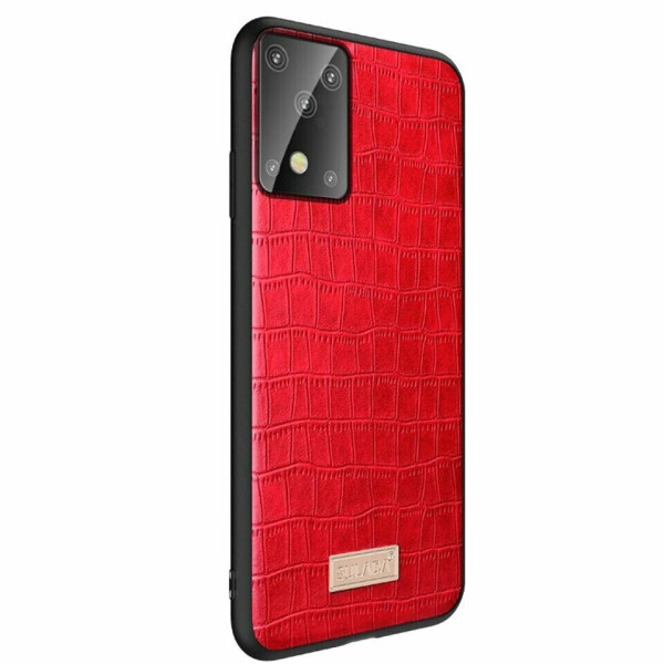 

Защитный чехол SULADA Crocodile Style для Samsung Galaxy S20 Plus (G985) - Red