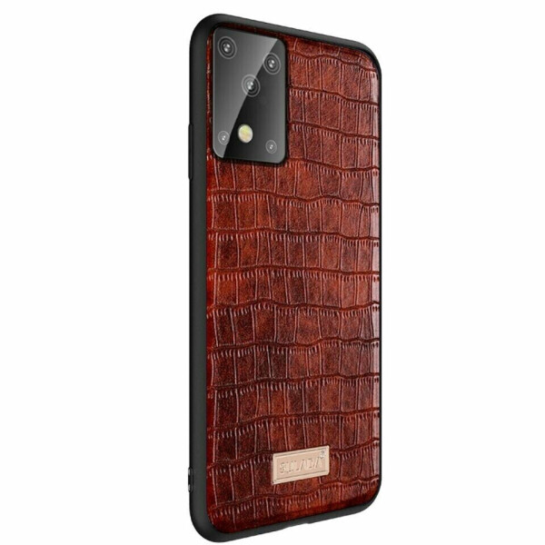 

Защитный чехол SULADA Crocodile Style для Samsung Galaxy S20 Plus (G985) - Brown