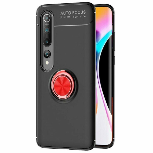 

Защитный чехол UniCase Magnetic Ring для Xiaomi Mi 10 / Mi 10 Pro - Black / Red