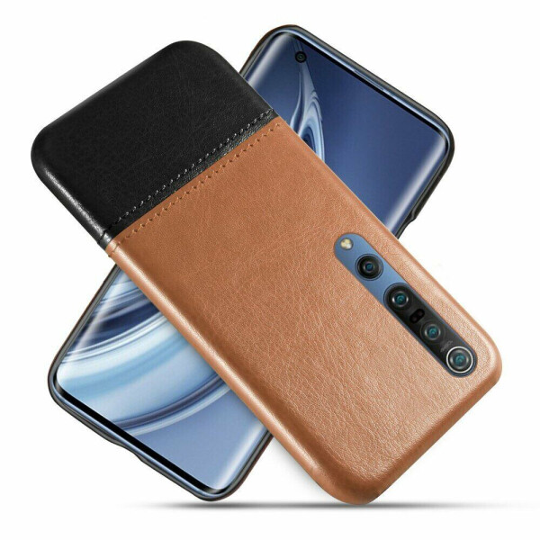 

Защитный чехол KSQ Dual Color для Xiaomi Mi 10 / Mi 10 Pro - Light Brown/Black