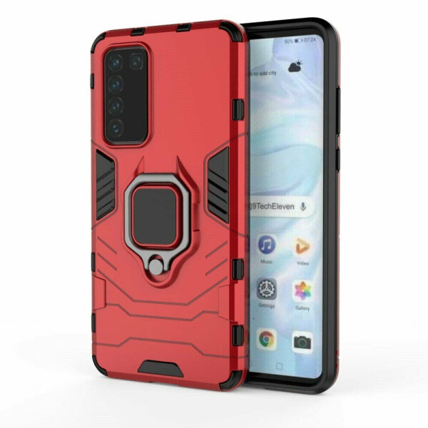 

Защитный чехол Deexe Hybrid Case для Huawei P40 - Red