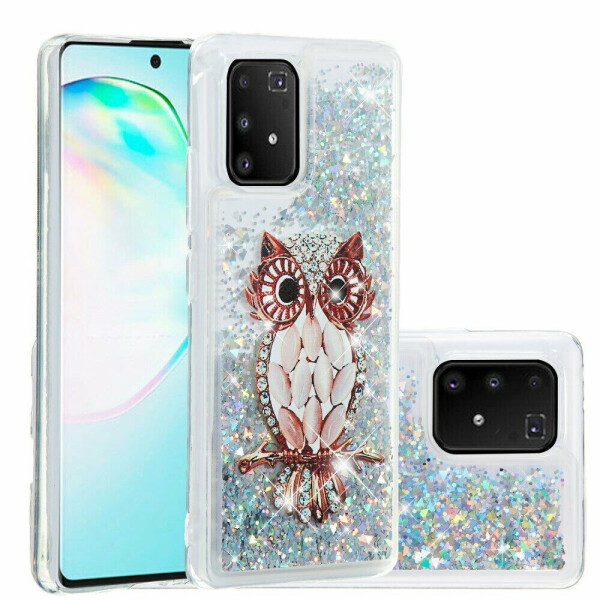 

Силиконовый (TPU) чехол Deexe Fashion Glitter для Samsung Galaxy S10 Lite (G770) - Owl
