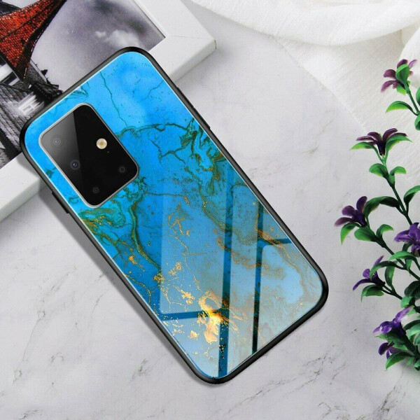 

Защитный чехол Deexe Gradient Pattern для Samsung Galaxy A51 (А515) - Blue/Gold