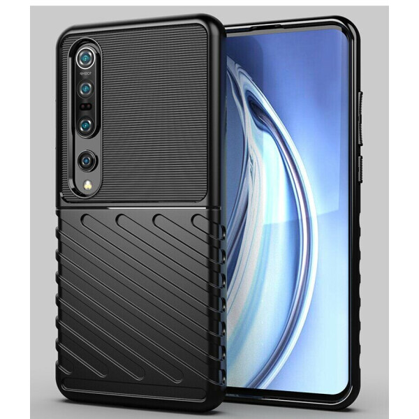

Защитный чехол Deexe Thunder Series для Xiaomi Mi 10 Pro - Black