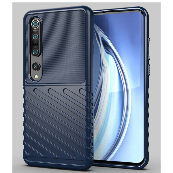 

Защитный чехол Deexe Thunder Series для Xiaomi Mi 10 Pro - Blue