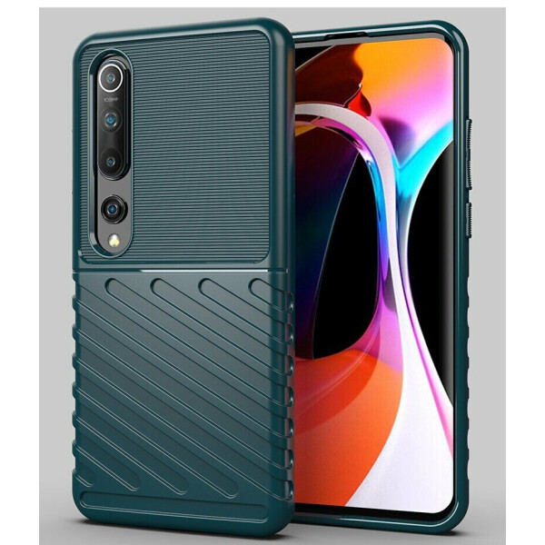 

Защитный чехол Deexe Thunder Series для Xiaomi Mi 10 - Green
