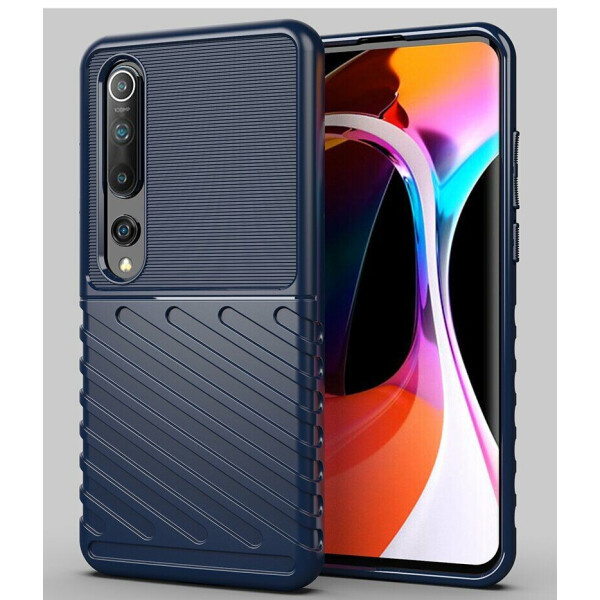 

Защитный чехол Deexe Thunder Series для Xiaomi Mi 10 - Blue