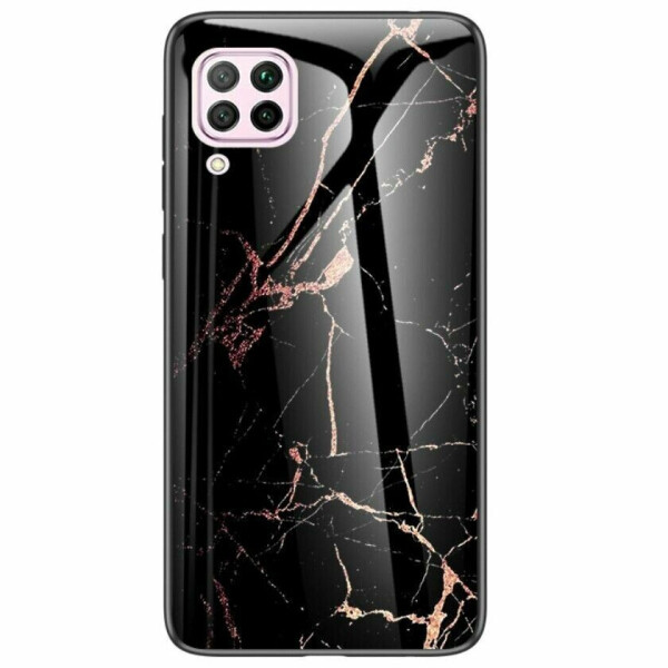 

Защитный чехол Deexe Gradient Pattern для Huawei P40 Lite - Black / Gold