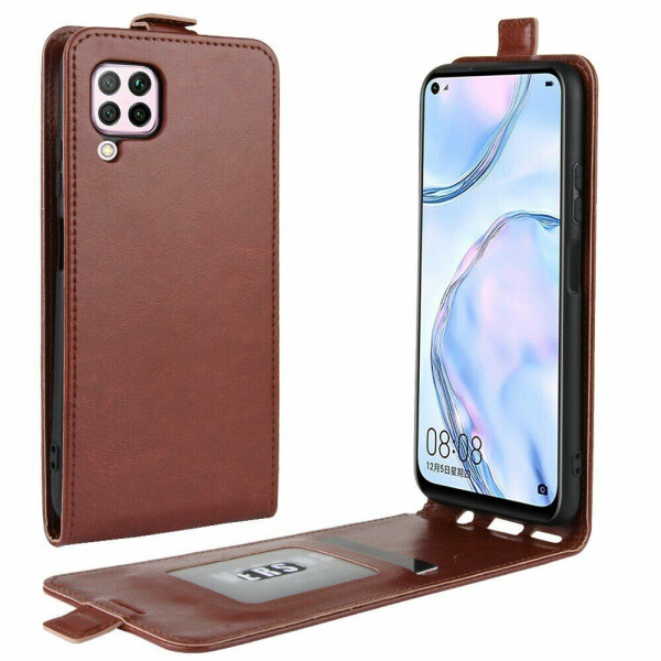

Чехол Deexe Flip Case для Huawei P40 Lite - Brown