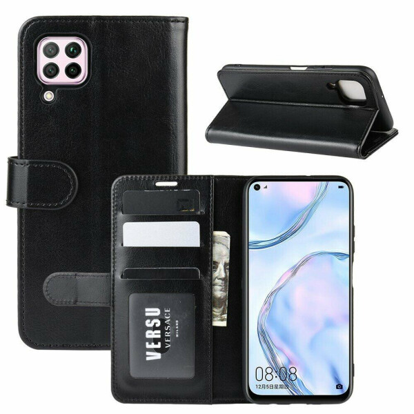 

Чехол Deexe Wallet Style для Huawei P40 Lite - Black