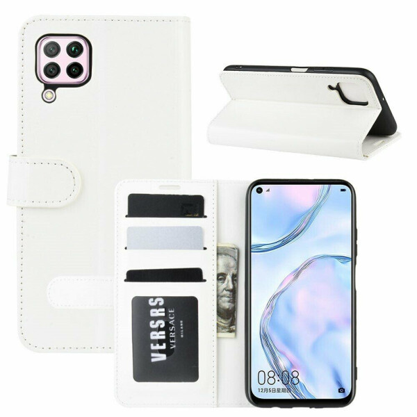 

Чехол Deexe Wallet Style для Huawei P40 Lite - White