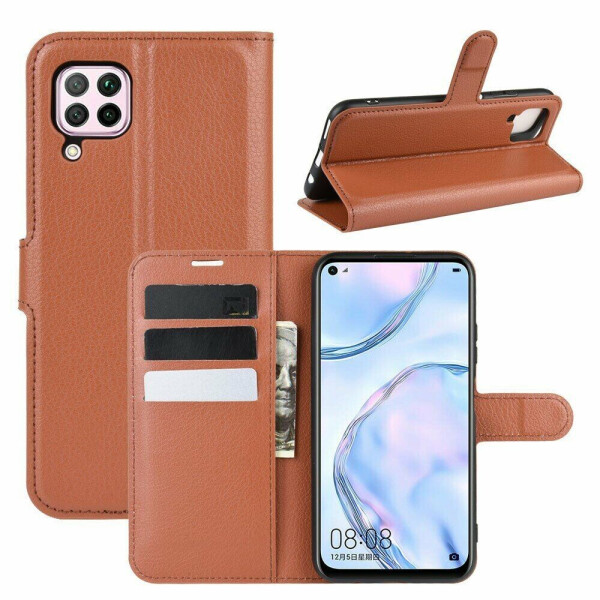 

Чехол-книжка Deexe Book Type для Huawei P40 Lite - Brown