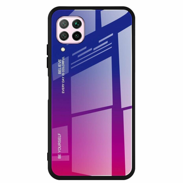 

Защитный чехол Deexe Gradient Color для Huawei P40 Lite - Blue / Rose