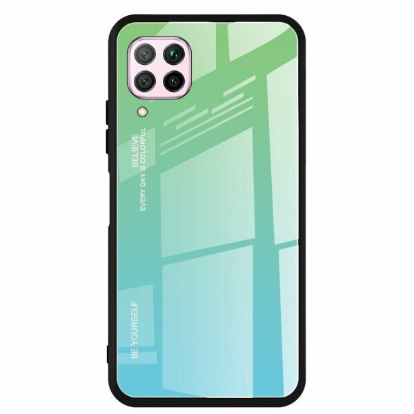 

Защитный чехол Deexe Gradient Color для Huawei P40 Lite - Cyan / Blue