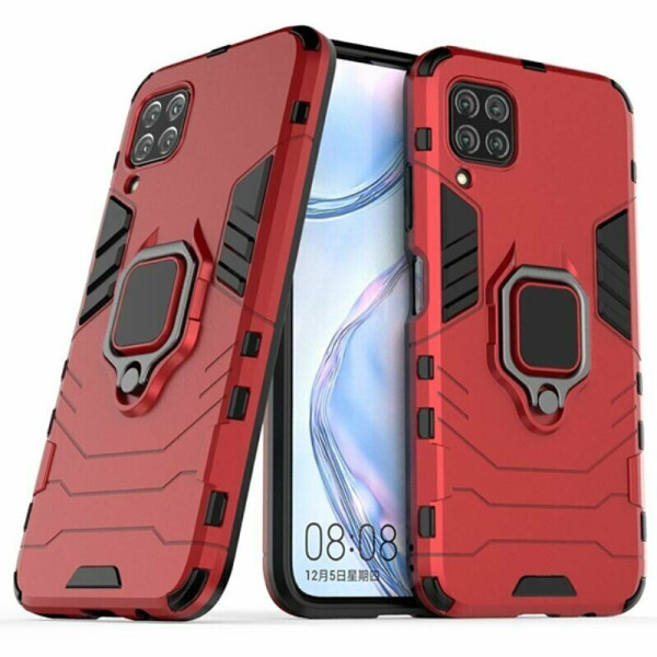 

Защитный чехол Deexe Hybrid Case для Huawei P40 Lite - Red