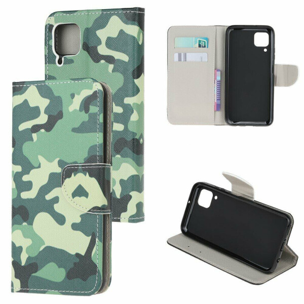 

Чехол-книжка Deexe Color Wallet для Huawei P40 Lite - Camouflage Pattern