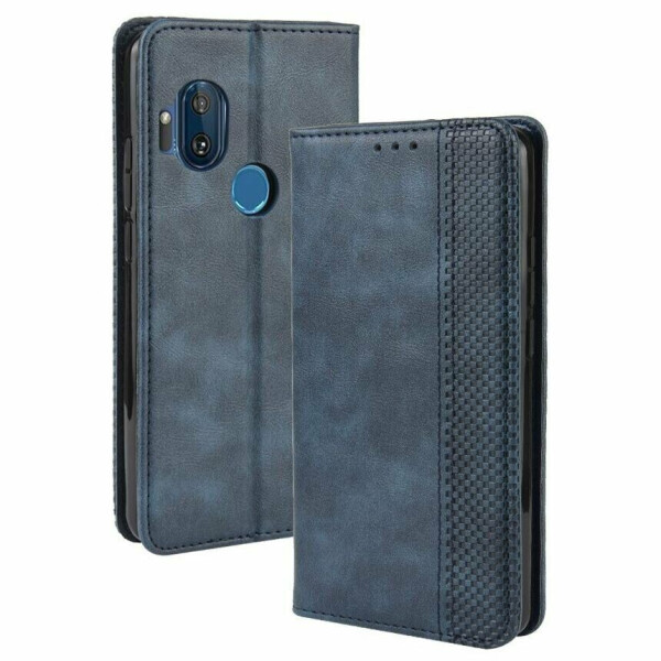 

Чехол Deexe Retro Style для Motorola One Hyper - Blue