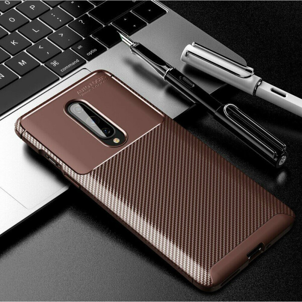 

Защитный чехол Deexe Fusion для OnePlus 8 - Brown