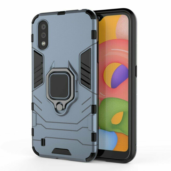 

Защитный чехол Deexe Hybrid Case для Samsung Galaxy A01 (A015) - Blue