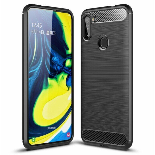 

Защитный чехол UniCase Carbon для Samsung Galaxy A11 (A115) - Black