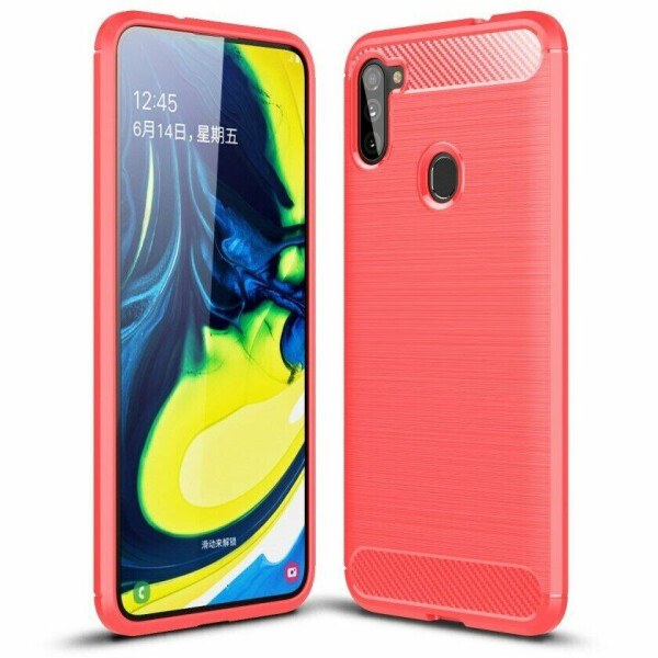

Защитный чехол UniCase Carbon для Samsung Galaxy A11 (A115) - Red
