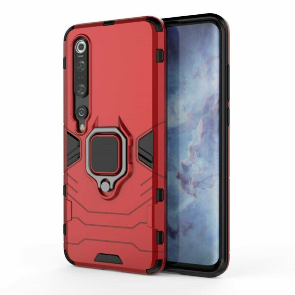 

Защитный чехол Deexe Hybrid Case для Xiaomi Mi 10 Pro - Red