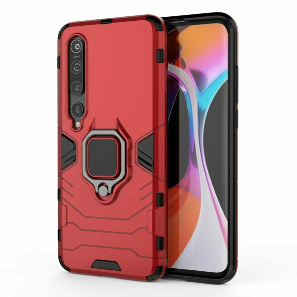 

Защитный чехол Deexe Hybrid Case для Xiaomi Mi 10 - Red