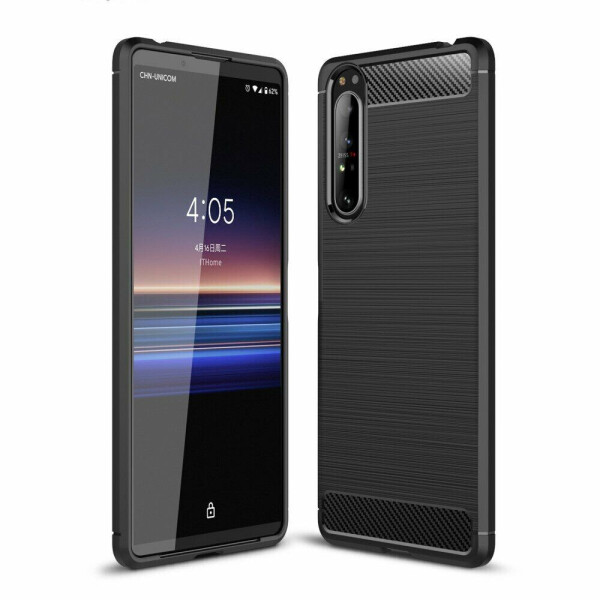 

Защитный чехол UniCase Carbon для Sony Xperia 1 II - Black