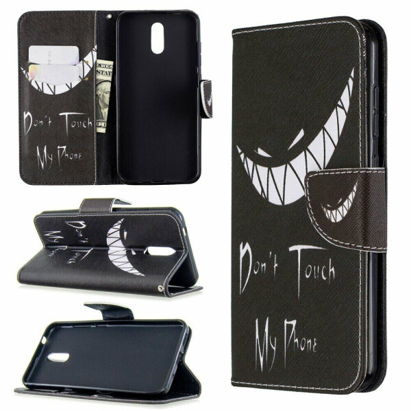 

Чехол-книжка Deexe Color Wallet для Nokia 2.3 - Do not Touch My Phone