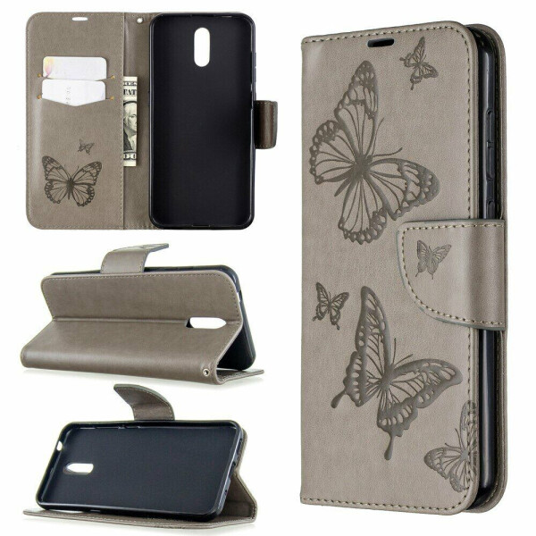 

Чехол UniCase Butterfly Pattern для Nokia 2.3 - Grey