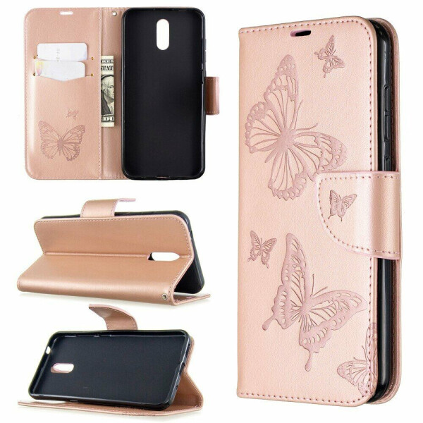 

Чехол UniCase Butterfly Pattern для Nokia 2.3 - Rose Gold