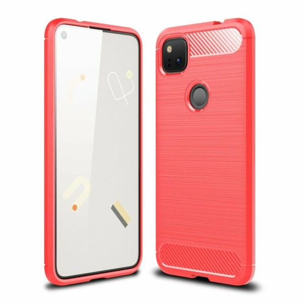 

Защитный чехол UniCase Carbon для Google Pixel 4A - Red
