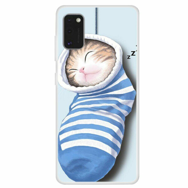 

Силиконовый (TPU) чехол Deexe Life Style для Samsung Galaxy A71 (A715) - Cat
