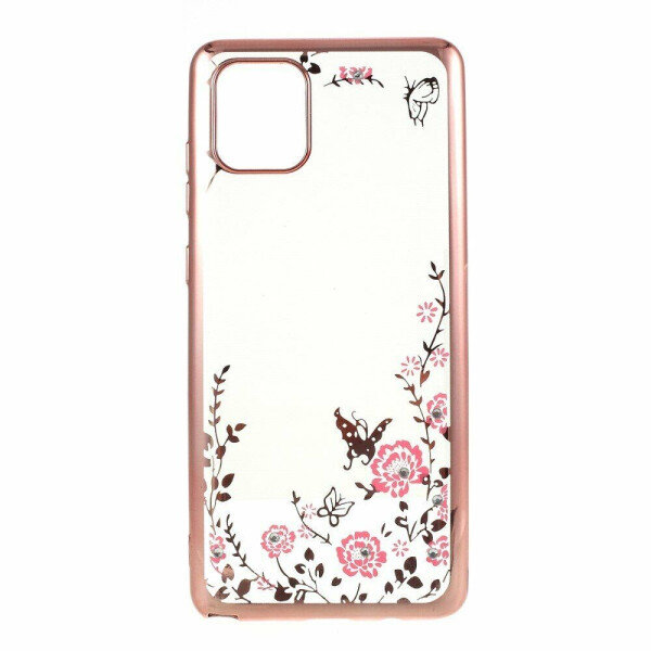 

Силиконовый (TPU) чехол Deexe Shiny Cover для Samsung Galaxy Note 10 Lite (N770) - Rose Gold