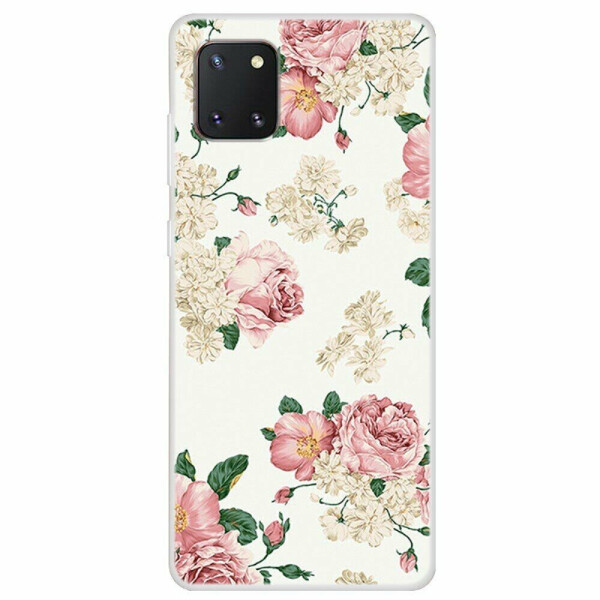 

Силиконовый (TPU) чехол Deexe Life Style для Samsung Galaxy Note 10 Lite (N770) - Plum Blossom