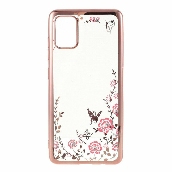 

Силиконовый (TPU) чехол Deexe Shiny Cover для Samsung Galaxy A51 (А515) - Rose Gold