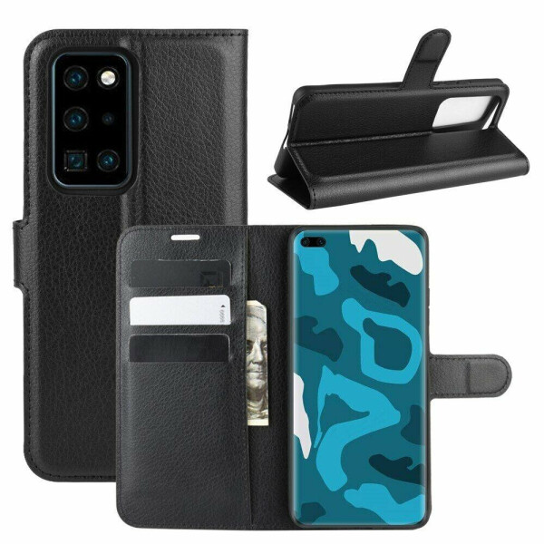 

Чехол-книжка Deexe Book Type для Huawei P40 Pro - Black