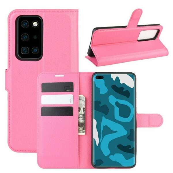 

Чехол-книжка Deexe Book Type для Huawei P40 Pro - Rose