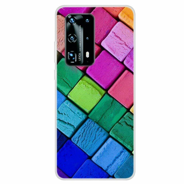 

Силиконовый (TPU) чехол Deexe Life Style для Huawei P40 - Multiple Colors