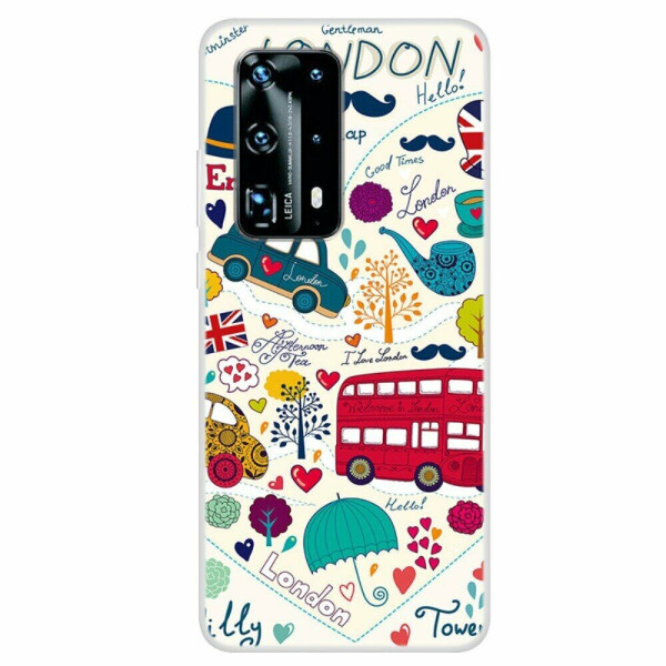 

Силиконовый (TPU) чехол Deexe Life Style для Huawei P40 - Cartoon Pattern