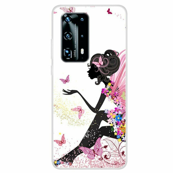 

Силиконовый (TPU) чехол Deexe Life Style для Huawei P40 - Beautiful Girl
