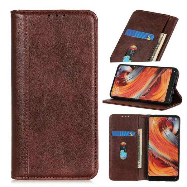 

Чехол Deexe Wallet Case для Huawei P40 Lite E - Brown