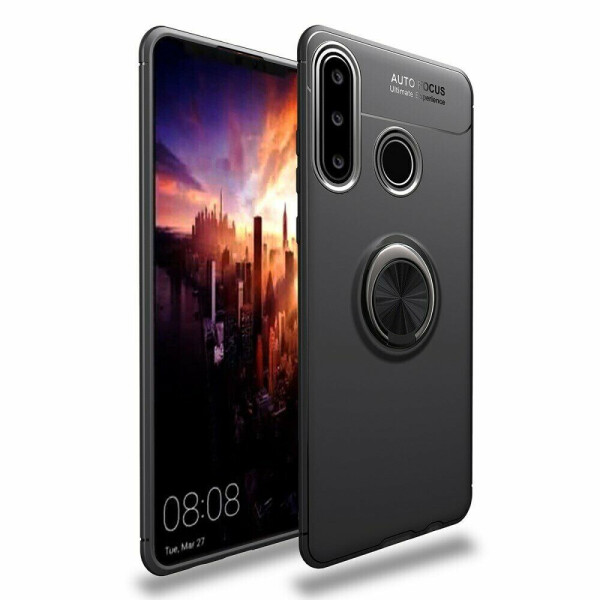 

Защитный чехол UniCase Magnetic Ring для Huawei P40 Lite E - All Black