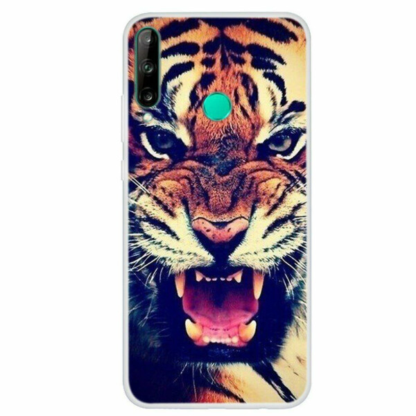 

Силиконовый (TPU) чехол Deexe Life Style для Huawei P40 Lite E - Tiger
