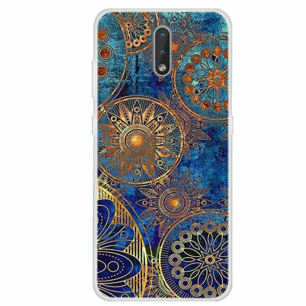 

Силиконовый (TPU) чехол Deexe Life Style для Nokia 2.3 - Mandala Flower