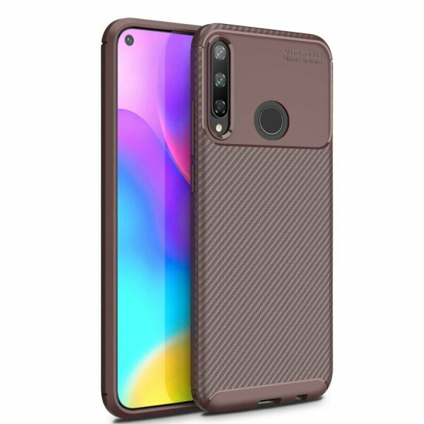 

Защитный чехол Deexe Fusion для Huawei P40 Lite E - Brown