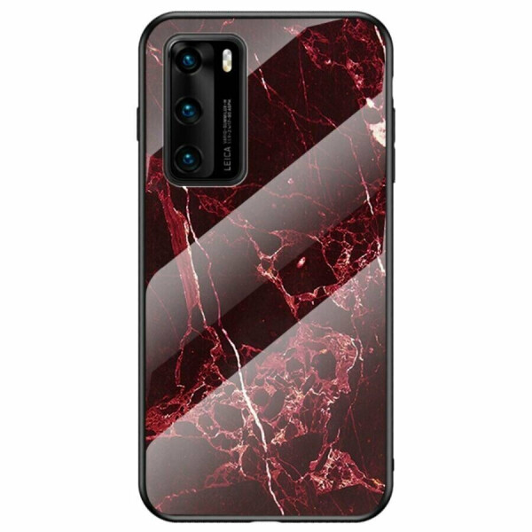 

Защитный чехол Deexe Gradient Pattern для Huawei P40 - Red