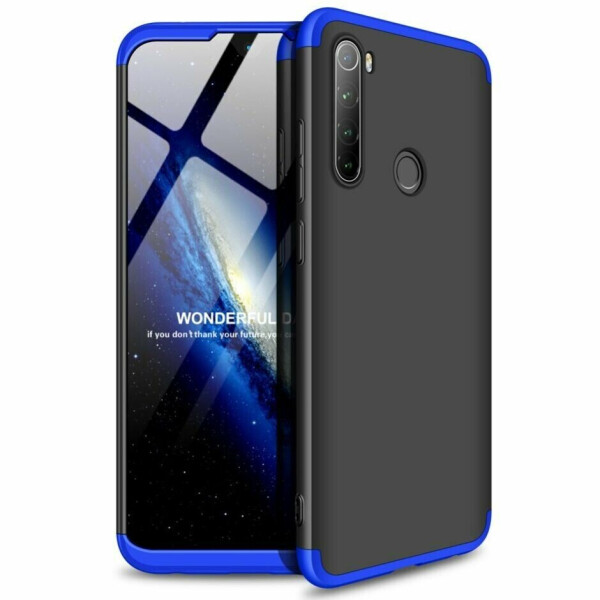 

Защитный чехол GKK Double Dip Case для Xiaomi Redmi Note 8T - Black / Blue