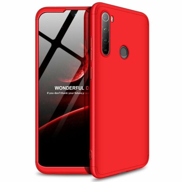 

Защитный чехол GKK Double Dip Case для Xiaomi Redmi Note 8T - Red